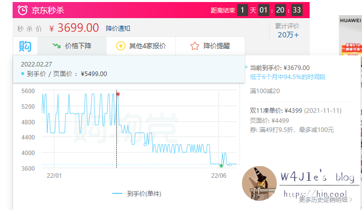 华为智能屏价格变动