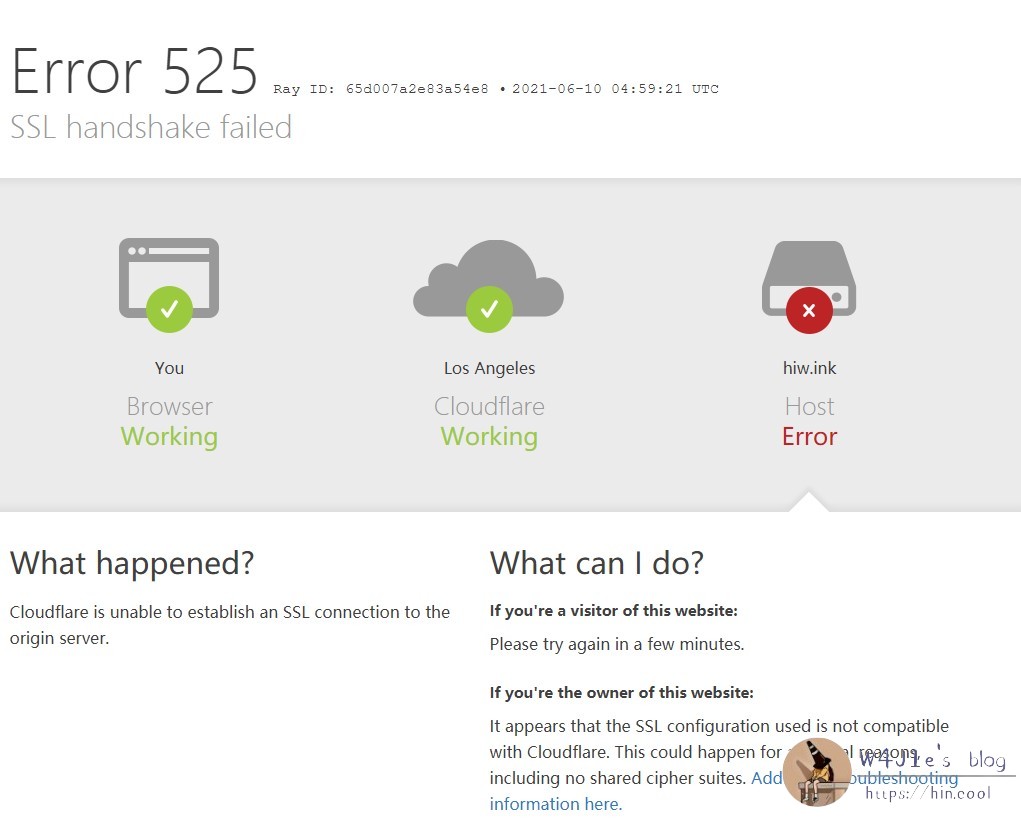 525错误,即证书问题