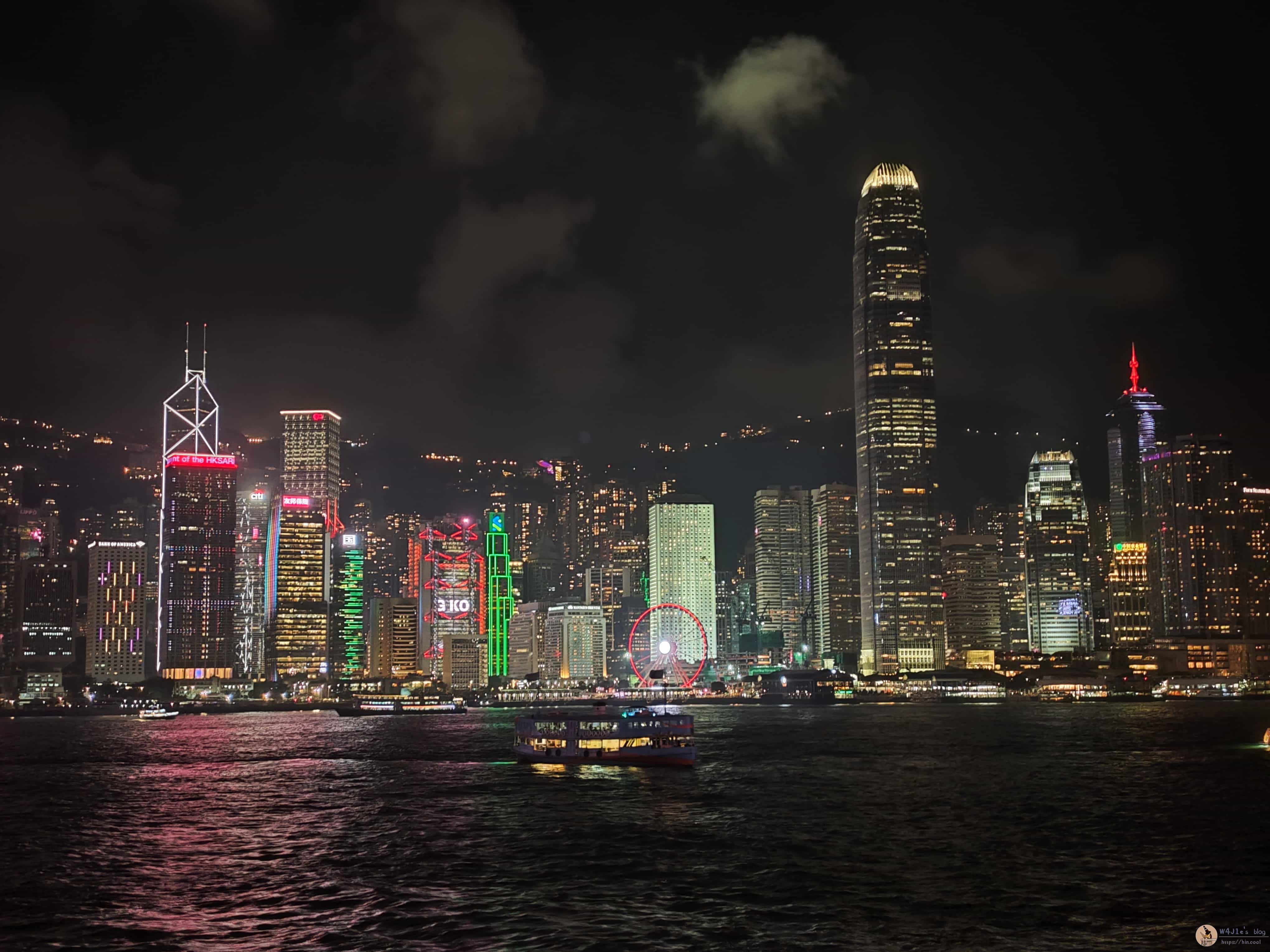 第二天的维港夜景