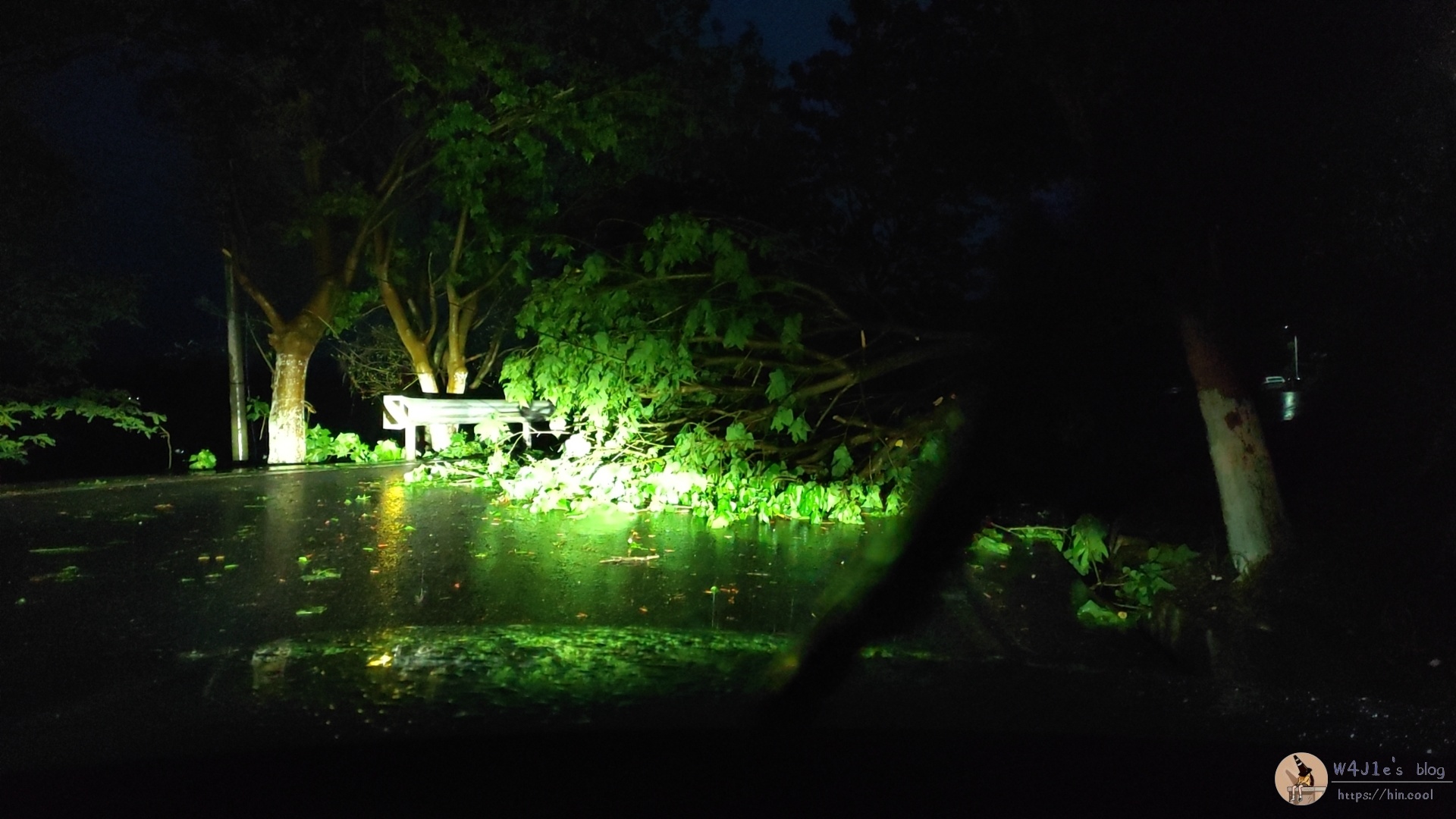 当时实拍的情况